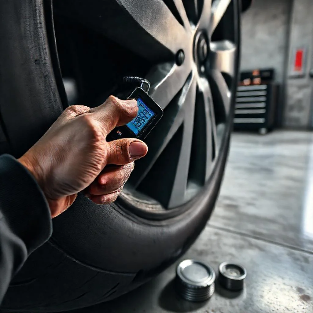 Фото по теме: Как проверить давление в шинах манометром правильно